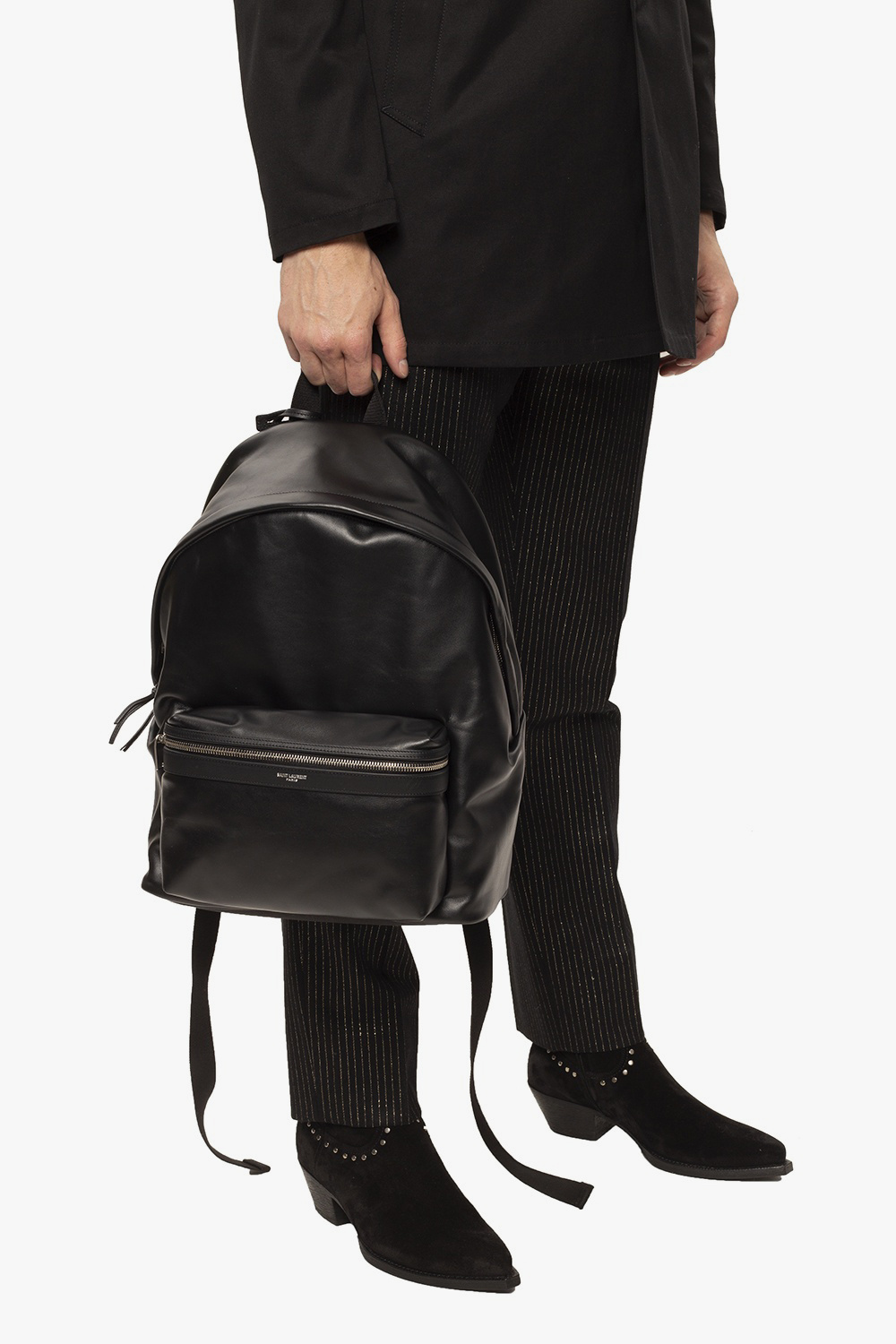 Saint laurent sale backpack leather